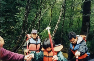 Photos of 2001 summer rafting trip